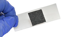 Load image into Gallery viewer, 3D G-Scaffold - Graphene foam scaffold for conductive 3D cell culture, 3 x 3 cm foam, manufactured by General Graphene Corporation and distributed by Ilex Life Sciences.