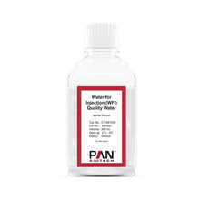 Load image into Gallery viewer, PAN-Biotech Water for Injection (WFI) Quality Water for Cell Culture, according to WFI specifications (EP, USP), 500 ml bottle, cat. no. CT-991500, distributed by Ilex Life Sciences.