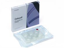 Load image into Gallery viewer, Gelacell™ - PCL:PLGA scaffolds fixed to cell crowns in 6-well plate for 3D cell culture, manufactured by Gelatex Technologies and distributed by Ilex Life Sciences.
