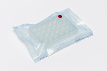 Load image into Gallery viewer, Gelacell™ - PLLA scaffolds fixed to cell crowns in 24-well plate for 3D cell culture, manufactured by Gelatex Technologies and distributed by Ilex Life Sciences.