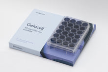 Load image into Gallery viewer, Gelacell™ - PLLA scaffolds in 24-well plate for 3D cell culture, manufactured by Gelatex Technologies and distributed by Ilex Life Sciences.