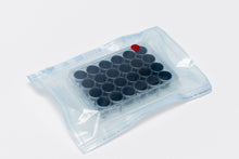 Load image into Gallery viewer, Gelacell™ - Aligned PLLA scaffolds in 24-well plate for 3D cell culture, manufactured by Gelatex Technologies and distributed by Ilex Life Sciences.