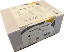 Load image into Gallery viewer, Secretory IgA (sIgA) ELISA for Human Stool, Saliva (ImmuChrom), cat. no. IC6100, manufactured by Immuchrom GmbH and distributed by Ilex Life Sciences LLC.