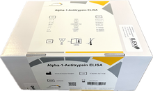 Load image into Gallery viewer, Immuchrom Alpha-1-Antitrypsin (A1AT) Human Stool ELISA kit (cat. no. IC6200), distributed by Ilex Life Sciences LLC.