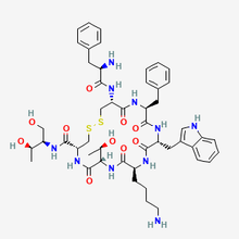 Load image into Gallery viewer, Chemical structure of octreotide
