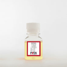 Load image into Gallery viewer, Spodopan: serum-free, protein-free medium for insect cells, 100 ml bottle, cell culture media, cat. no. P04-850100, distributed by Ilex Life Sciences.