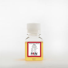 Load image into Gallery viewer, PAN-Biotech Human Serum Albumin (HSA), 20% Solution, Premium Grade, US Origin, 100 ml bottle, cell culture media supplement, cat. no. P06-27100, distributed by Ilex Life Sciences.