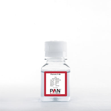 PAN-Biotech Pluronic® F-68 10% Solution, Cat. No. P08-02100, distributed by Ilex Life Sciences LLC