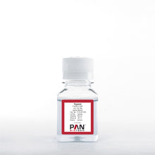 Load image into Gallery viewer, PAN-Biotech Trypsin 0.25% in PBS, w/o: Ca and Mg, 100 ml bottle, cat. no. P10-021100, distributed by Ilex Life Sciences LLC