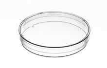 Load image into Gallery viewer, Planet-Safe® Cell Culture Dish, Sterile, 100 mm x 15 mm, Cat. No. PSPD-1000, plant-based (PLA) sustainable cell culture dish (Petri dish), manufactured by Diversified Biotech, Inc., distributed by Ilex Life Sciences LLC.