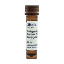 Load image into Gallery viewer, 3Helix R-CHP: Collagen Hybridizing Peptide, Cy3 Conjugate, 60 ug vial, cat. no. RED60, distributed by Ilex Life Sciences.