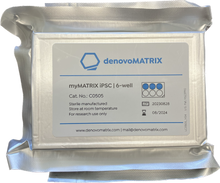 Load image into Gallery viewer, denonoMATRIX myMATRIX iPSC 6-well plate: precoated cultureware plates, distributed by Ilex Life Sciences LLC