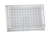 Load image into Gallery viewer, Planet-Safe® Sustainable Labware Microplate, 96-well, Round Bottom, w/ Lids, Sterile, cat. no. PLATE-2100, manufactured by Diversified Biotech and distributed by Ilex Life Sciences.