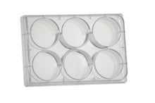 Load image into Gallery viewer, Planet-Safe® Sustainable Labware Microplate, 6-well, Flat Bottom, w/ Lids, Sterile, cat. no. PLATE-3000, manufactured by Diversified Biotech and distributed by Ilex Life Sciences.