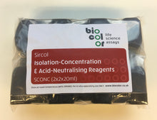 Load image into Gallery viewer, SCONC Sircol™ Isolation-Concentration & Acid-Neutralizing Reagents. Sircol™ Soluble/Insoluble Collagen Assay kit components. Manufactured by Biocolor Ltd.