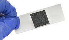 Load image into Gallery viewer, 3D G-Scaffold - Graphene foam scaffold for conductive 3D cell culture, 3 x 3 cm foam, manufactured by General Graphene Corporation and distributed by Ilex Life Sciences.
