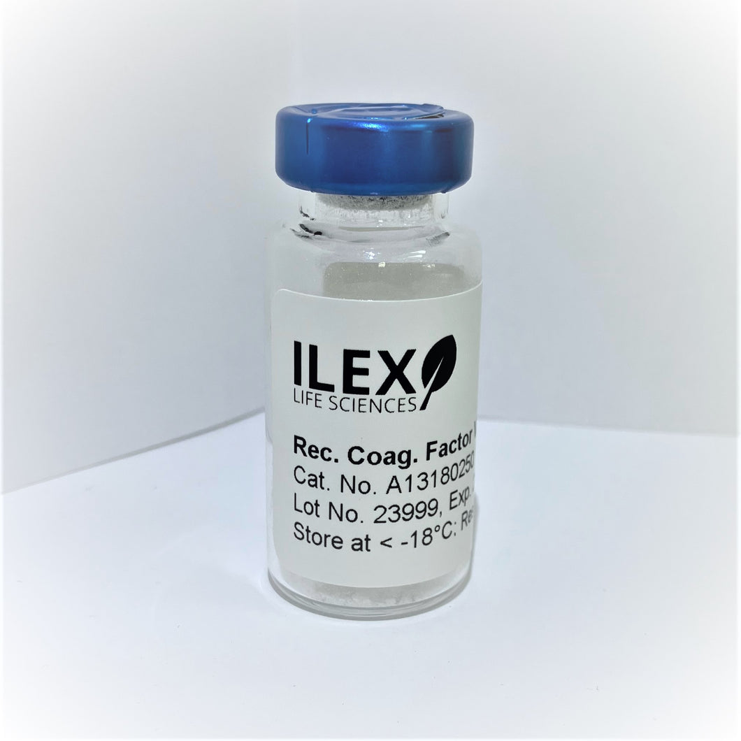 Coagulation Factor VIII Human Recombinant Protein Ilex Life Sciences Coagulation factor viii human recombinant protein ilex life sciences