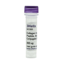 Load image into Gallery viewer, 3Helix B-CHP: Collagen Hybridizing Peptide, Biotin Conjugate, 300 ug vial, cat. no. BIO300, distributed by Ilex Life Sciences.

