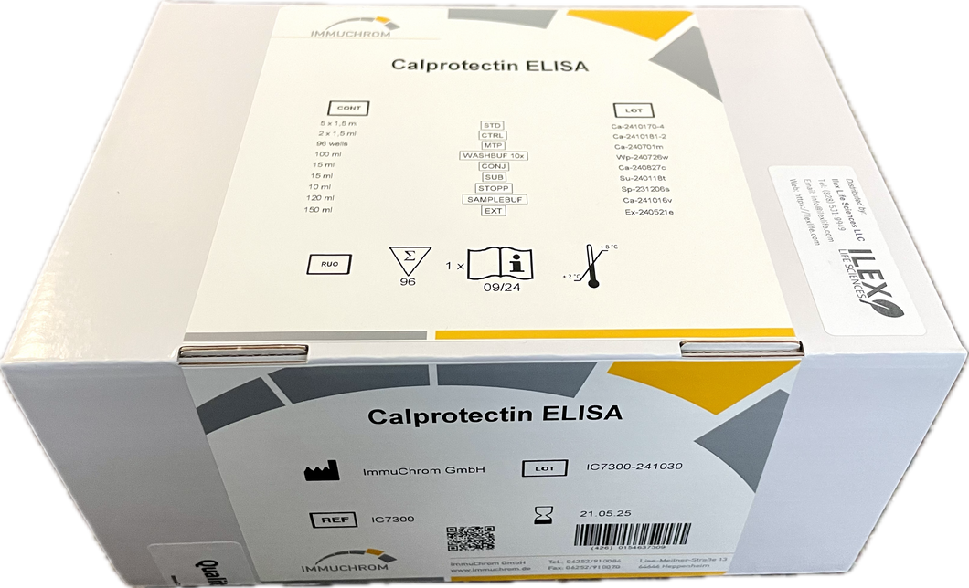 Calprotectin (S100A8/A9) ELISA for Human Stool (ImmuChrom)