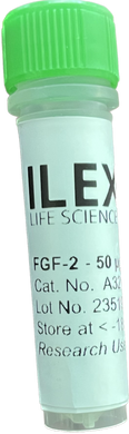 Ilex Life Sciences Fibroblast Growth Factor 2 (FGF-2, FGF-basic), E. coli Recombinant Protein (50 ug vial)