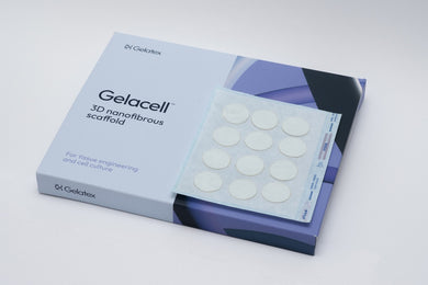Gelacell™ - Gelatin scaffold inserts for 12-well plate 3D cell culture (12 pack)