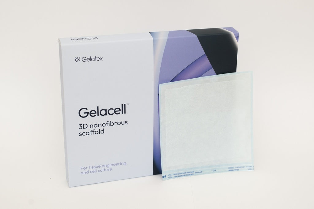 Gelacell™ - PLGA 10x10 cm scaffold sheet for 3D cell culture – Ilex ...