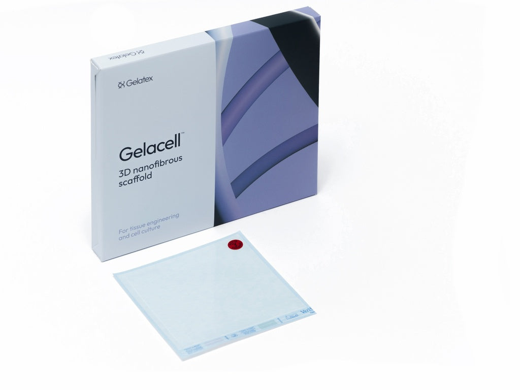 Gelacell™ - Gelatin 10x10 cm scaffold sheet for 3D cell culture