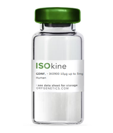 ISOkine® GDNF Human, Animal-Free Recombinant Protein, cat. no. IK0900, manufactured by ORF Genetics and distributed by Ilex Life Sciences.