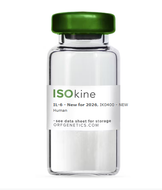 ISOkine® IL-6 Human, Animal-Free Recombinant Protein, cat. no. IK0400, manufactured by ORF Genetics and distributed by Ilex Life Sciences.