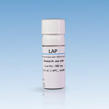 Load image into Gallery viewer, Metatissue® LAP Photoinitiator, 500 mg vial, cat. no. PH01, hydrogel/bioink accessory, distributed by Ilex Life Sciences.
