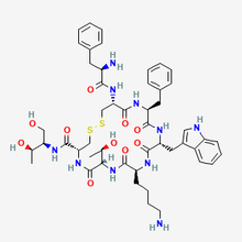 Load image into Gallery viewer, Chemical structure of octreotide
