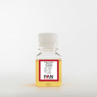 PAN-Biotech Human Serum, off-the-clot (pooled), Type AB, male, sterile filtered, 100 ml bottle, cat. no. P40-2701, cell culture media supplement, distributed by Ilex Life Sciences LLC.