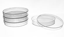 Load image into Gallery viewer, Planet-Safe® Cell Culture Dish, Sterile, 100 mm x 15 mm, Cat. No. PSPD-1000, plant-based (PLA) sustainable cell culture dish (Petri dish), manufactured by Diversified Biotech, Inc., distributed by Ilex Life Sciences LLC.
