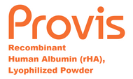 Provis Biolabs Recombinant Human Albumin (rHA), Expressed in Pichia pastoris, Lyophilized Powder