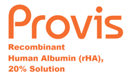 Provis Biolabs Recombinant Human Albumin (rHA), Expressed in Pichia pastoris, 20% Solution