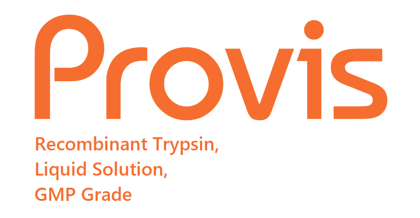 Provis Biolabs Recombinant Trypsin, Liquid Solution, GMP Grade, distributed by Ilex Life Sciences LLC