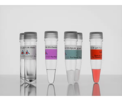 3-D Life Dextran-CD-HA Hydrogel Kit, cat. no. G96-1, manufactured by Cellendes GmbH and distributed by Ilex Life Sciences LLC.