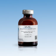 Metatissue® hPLMA - Human Methacryloyl Platelet Lysates Photopolymerizable Hydrogel, 500 mg vial, cat. no. hPLMA/500, distributed by Ilex Life Sciences.