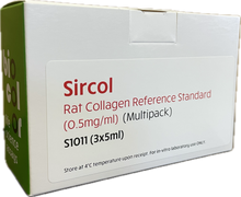 Load image into Gallery viewer, Biocolor Sircol Rat Collagen Reference Standard 3 pack.
