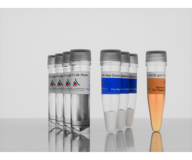 3-D Life FG-Dextran Hydrogel Component (3 x 170 µl), hydrogel polymer, cat. no. M92-3, manufactured by Cellendes GmbH and distributed by Ilex Life Sciences LLC.