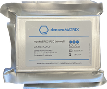 Load image into Gallery viewer, denonoMATRIX myMATRIX iPSC 6-well plate: precoated cultureware plates, distributed by Ilex Life Sciences LLC
