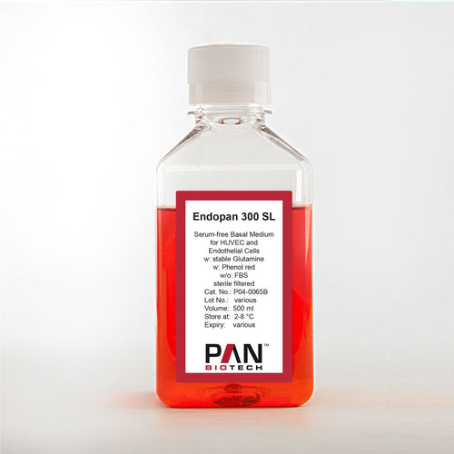 PAN-Biotech Endopan 300 SL Basal Medium: Serum-free medium for HUVEC and endothelial cells