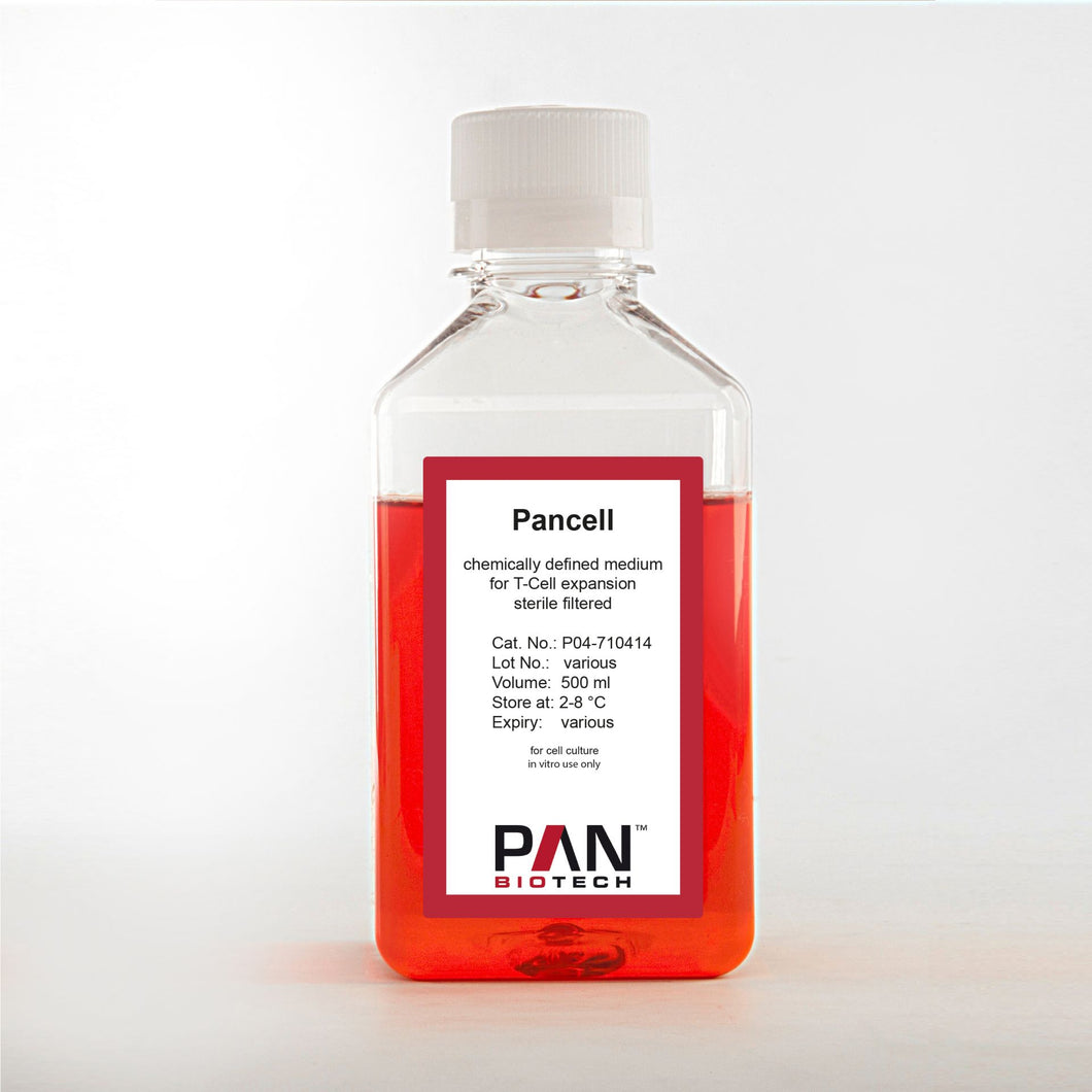 PAN-Biotech Pancell T: Serum-Free, Chemically-Defined T-Cell Expansion Medium