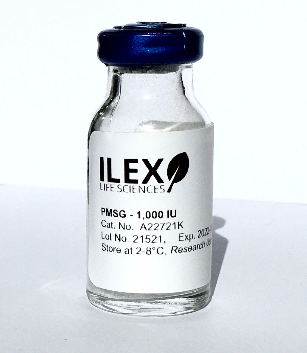 Ilex Life Sciences Pregnant Mare Serum Gonadotropin (PMSG/eCG), 1000 IU