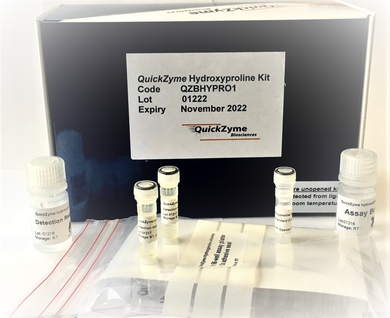 QZBHYPRO1: QuickZyme Hydroxyproline Assay Kit for collagen analysis (96 wells)