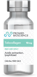Promed Bioscience Telocollagen, Porcine Type I, Acidic Extraction, Lyophilized Vial